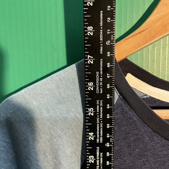 Lacoste Regular Fit Colorblock T-Shirt Men’s Size 5 – Navy Gray Peru - Picture 2 of 5